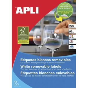 APLI 10197 White Self-adhesive Printer Label - Printer Label APLI 10197 White Self-adhesive Printer Label - Printer Label