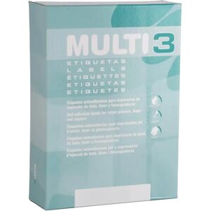 MULTI 3 White Self-Adhesive Labels - 4 Units MULTI 3 White Self-Adhesive Labels - 4 Units
