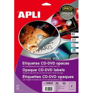 APLI Model 10601 Circular White Label - Label APLI Model 10601 Circular White Label - Label