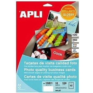 Apli Visitkort - 8,9x5,1cm - Vit Apli Visitkort - 8,9x5,1cm - Vit