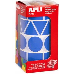 Apli Large Geometric Shapes Stickers - Gomet XL 27mm Blue Apli Large Geometric Shapes Stickers - Gomet XL 27mm Blue