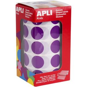 Autocollants Ronds Apli - 20mm - 1770 pcs - Écologiques - Enfants Autocollants Ronds Apli - 20mm - 1770 pcs - Écologiques - Enfants