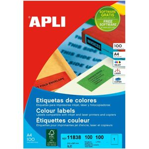 APLI Yellow Self-Adhesive Label Sheets - Label Sheets APLI Yellow Self-Adhesive Label Sheets - Label Sheets
