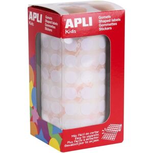 Apli Ronde Zelfklevende Puntjes - 10,5mm Wit - Gomets Apli Ronde Zelfklevende Puntjes - 10,5mm Wit - Gomets