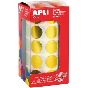 Apli Yellow Metallic Adhesive Dots - 20mm, 1770 pcs, Safe for Kids Apli Yellow Metallic Adhesive Dots - 20mm, 1770 pcs, Safe for Kids