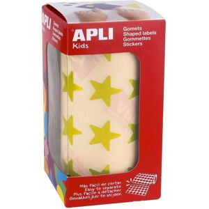 APLI Star Self-adhesive Labels - Ø20mm - Yellow APLI Star Self-adhesive Labels - Ø20mm - Yellow