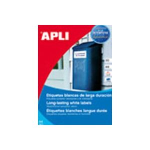 Apli 12121 Selbstklebende Etiketten - 100 Blatt, 210x297mm Apli 12121 Selbstklebende Etiketten - 100 Blatt, 210x297mm