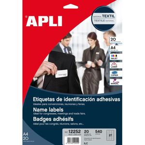 APLI 12252 White Self-adhesive Label - Label Printer APLI 12252 White Self-adhesive Label - Label Printer