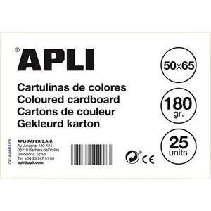 Carton Apli 14256 - 50 x 65 cm - 25 Feuilles - Publicité Carton Apli 14256 - 50 x 65 cm - 25 Feuilles - Publicité
