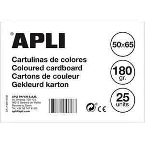 Apli 14271 Karton - Hnědý - 170 g/m² - 25 listů Apli 14271 Karton - Hnědý - 170 g/m² - 25 listů