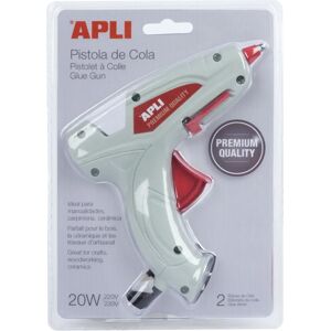 APLI 16668 Heißkleberpistole - Premium 20W, 2 Sticks, CE TÜV APLI 16668 Heißkleberpistole - Premium 20W, 2 Sticks, CE TÜV