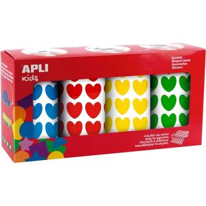 Apli Stickers Roll Hearts - Multiple Colors - 4 Pieces Apli Stickers Roll Hearts - Multiple Colors - 4 Pieces