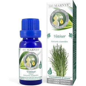 MARNYS Vetiver Essential Oil 15 ml - Calming & Insect Repellent MARNYS Vetiver Essential Oil 15 ml - Calming & Insect Repellent