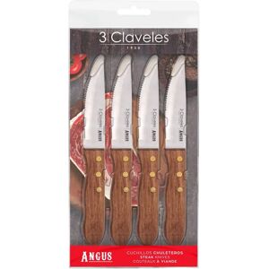 3 Claveles - Ensemble de 4 Couteaux de Cuisine - 12cm - Poignée ergonomique - Publicité 3 Claveles - Ensemble de 4 Couteaux de Cuisine - 12cm - Poignée ergonomique - Publicité