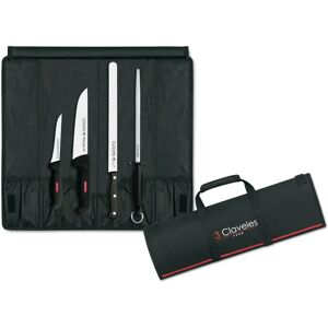 3 Claveles 01701 - Set di Coltelli per Prosciutto con Afiacoltelli - Accessori da Cucina 3 Claveles 01701 - Set di Coltelli per Prosciutto con Afiacoltelli - Accessori da Cucina