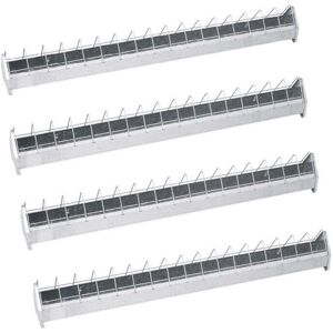Suinga - Comedero de metal 100cm - Pack de 4 Suinga - Comedero de metal 100cm - Pack de 4
