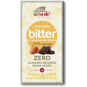Chocolates Sole - Chocolate amargo 72% almendra stevia Chocolates Sole - Chocolate amargo 72% almendra stevia
