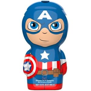 Marvel 2-em-1 gel e shampoo os Vingadores Capitão América 400 ml Marvel 2-em-1 gel e shampoo os Vingadores Capitão América 400 ml