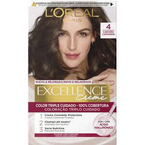 L'Oréal Permanent Hair Dye - Brown No 4 - Long Lasting Color L'Oréal Permanent Hair Dye - Brown No 4 - Long Lasting Color