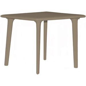 Table Carrée Resol 90x90cm - Intérieur/Extérieur - Chocolat - Publicité Table Carrée Resol 90x90cm - Intérieur/Extérieur - Chocolat - Publicité