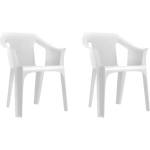 Chaises de jardin blanches Resol - Empilables, résistantes aux UV - Mobilier d'extérieur - Publicité Chaises de jardin blanches Resol - Empilables, résistantes aux UV - Mobilier d'extérieur - Publicité