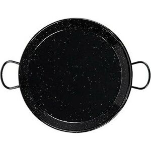 Padella in Acciaio Smaltato Nero Vaello con Manici - Ø 38 cm Padella in Acciaio Smaltato Nero Vaello con Manici - Ø 38 cm