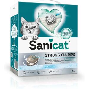 Sanicat Strong Clumps Baby Powder 6L - Cat Litter Sanicat Strong Clumps Baby Powder 6L - Cat Litter