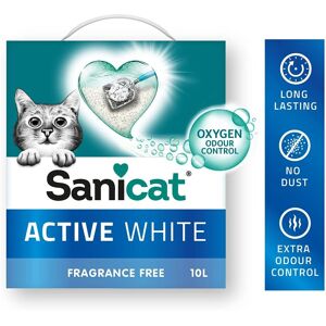 Sanicat Active White Clumping Cat Litter - Economy Pack - Cat Litter Sanicat Active White Clumping Cat Litter - Economy Pack - Cat Litter
