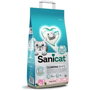 Sanicat Brand White Rose Clumping Cat Litter - 8L Sanicat Brand White Rose Clumping Cat Litter - 8L