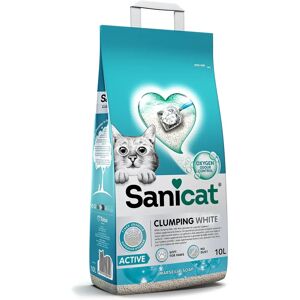 Sanicat White Ultra-Clumping Cat Litter - Natural Mineral - Odor Control Sanicat White Ultra-Clumping Cat Litter - Natural Mineral - Odor Control