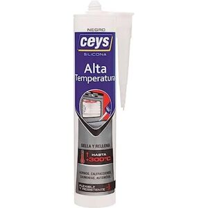 Sellador de silicona de alta temperatura negro Ceys - Sellador Sellador de silicona de alta temperatura negro Ceys - Sellador