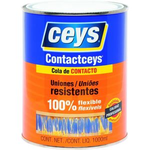 Ceys Cola De Contacto - 1L Alta Resistencia Transparente - Para Poliestireno Ceys Cola De Contacto - 1L Alta Resistencia Transparente - Para Poliestireno
