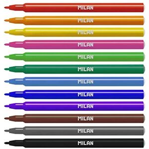 Stylos à Pointe Fine Milan Modèle 06F12 - 12 Couleurs Stylos à Pointe Fine Milan Modèle 06F12 - 12 Couleurs