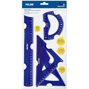 Set de Geometría Milan Modelo 359801 Azul - Geometry set Set de Geometría Milan Modelo 359801 Azul - Geometry set