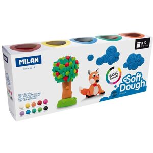Milan Miękka Masa Modelująca 913510B Wielokolorowa - Dla Dzieci Milan Miękka Masa Modelująca 913510B Wielokolorowa - Dla Dzieci