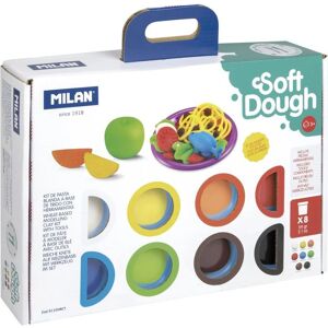 Milan Modellering Clay - Blanda Färger - 8 x 59g - Kreativt Spel Milan Modellering Clay - Blanda Färger - 8 x 59g - Kreativt Spel