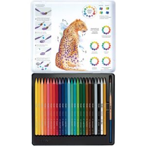 Crayons aquarellables Milan - 24 couleurs, boîte en métal, pinceau - Publicité Crayons aquarellables Milan - 24 couleurs, boîte en métal, pinceau - Publicité