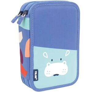 Estuche Doble de Lápices Animales Azules Milan - Estuche Estuche Doble de Lápices Animales Azules Milan - Estuche