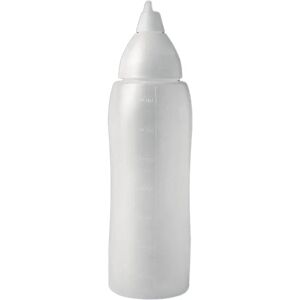 Transparant 75cl Sausdispenser - Hygienisk och Säker Transparant 75cl Sausdispenser - Hygienisk och Säker