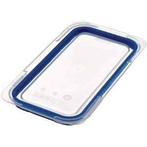 Couvercle Bleu sans BPA GN 1/3 - Conteneur alimentaire - Publicité Couvercle Bleu sans BPA GN 1/3 - Conteneur alimentaire - Publicité
