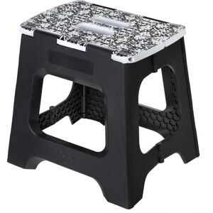 CASA VIGAR Tabouret pliable noir - Tabouret - Publicité CASA VIGAR Tabouret pliable noir - Tabouret - Publicité