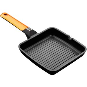 BRA A281422 Poêle à Griller Carrée Orange - Poêle à Grill - Publicité BRA A281422 Poêle à Griller Carrée Orange - Poêle à Grill - Publicité
