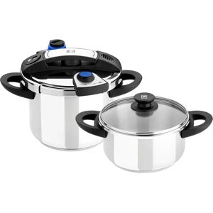 BRA A185605 Stainless Steel Pressure Cooker - 4L & 7L BRA A185605 Stainless Steel Pressure Cooker - 4L & 7L