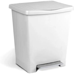 Tatay Eco 23L Soppskopp - Fotpedal, Vit Tatay Eco 23L Soppskopp - Fotpedal, Vit