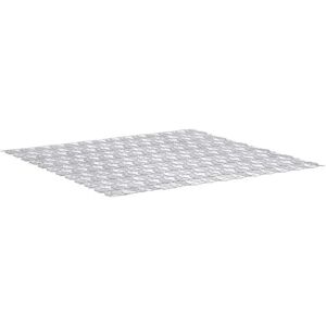Plasticos Tatay White PVC Bath Mat - Anti-slip 54x54cm Plasticos Tatay White PVC Bath Mat - Anti-slip 54x54cm