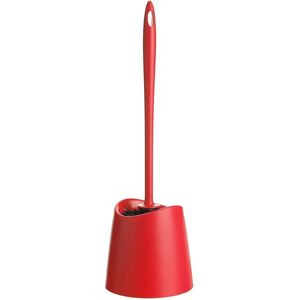 Tatay Spazzola WC Rossa - Plastica, Manico Ergonomico, 12x12x38cm Tatay Spazzola WC Rossa - Plastica, Manico Ergonomico, 12x12x38cm