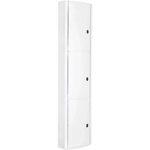 Tatay - Wall-Mounted Bathroom Cabinet - White, 22x10x90.5cm - Bathroom Storage Tatay - Wall-Mounted Bathroom Cabinet - White, 22x10x90.5cm - Bathroom Storage