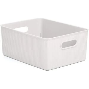 Tatay 7010301 Storage Box - 15L, White, Stackable, Modern Design Tatay 7010301 Storage Box - 15L, White, Stackable, Modern Design