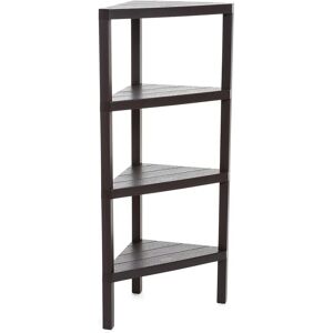 Tatay Brown Wooden Effect Corner Shelf - Shelving Unit Tatay Brown Wooden Effect Corner Shelf - Shelving Unit