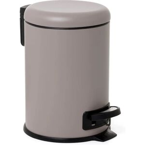 Tatay 3L Bathroom Trash Can - Stainless Steel, Pedal, Soft-Close Tatay 3L Bathroom Trash Can - Stainless Steel, Pedal, Soft-Close